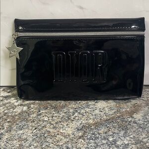 Dior Glossy Black Cosmetics Bag